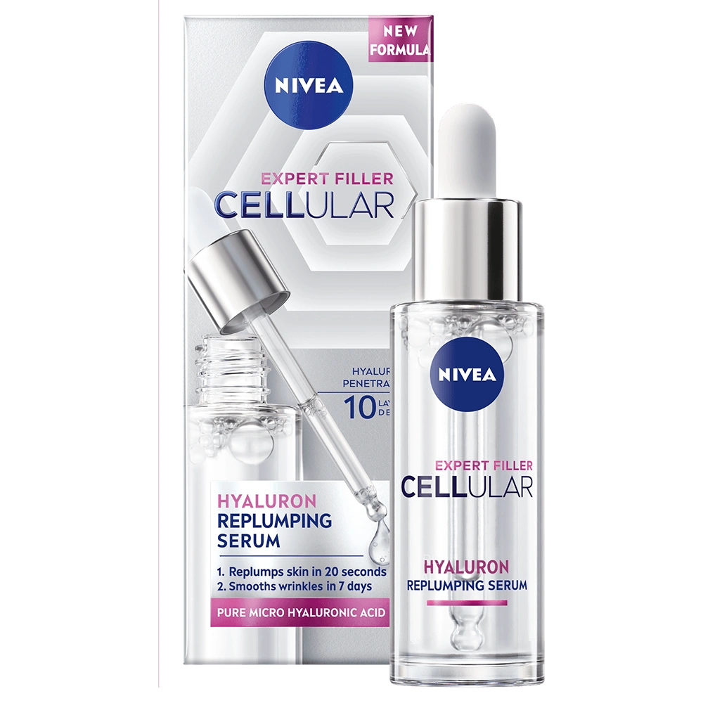 Nivea Cellular Expert Filler Hyaluron Replumping Serum 30 ml - Hyaluronsyra serum