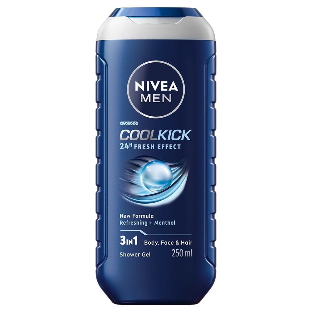 Nivea Men Cool Kick Shower Gel 250 ml - Duschkräm & duschgel för män