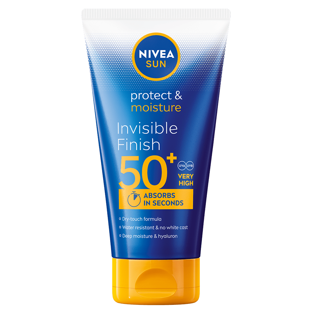 Nivea Sun Protect & Moisture Invisible Finish Lotion SPF 50+ 150 ml - Solskydd kropp