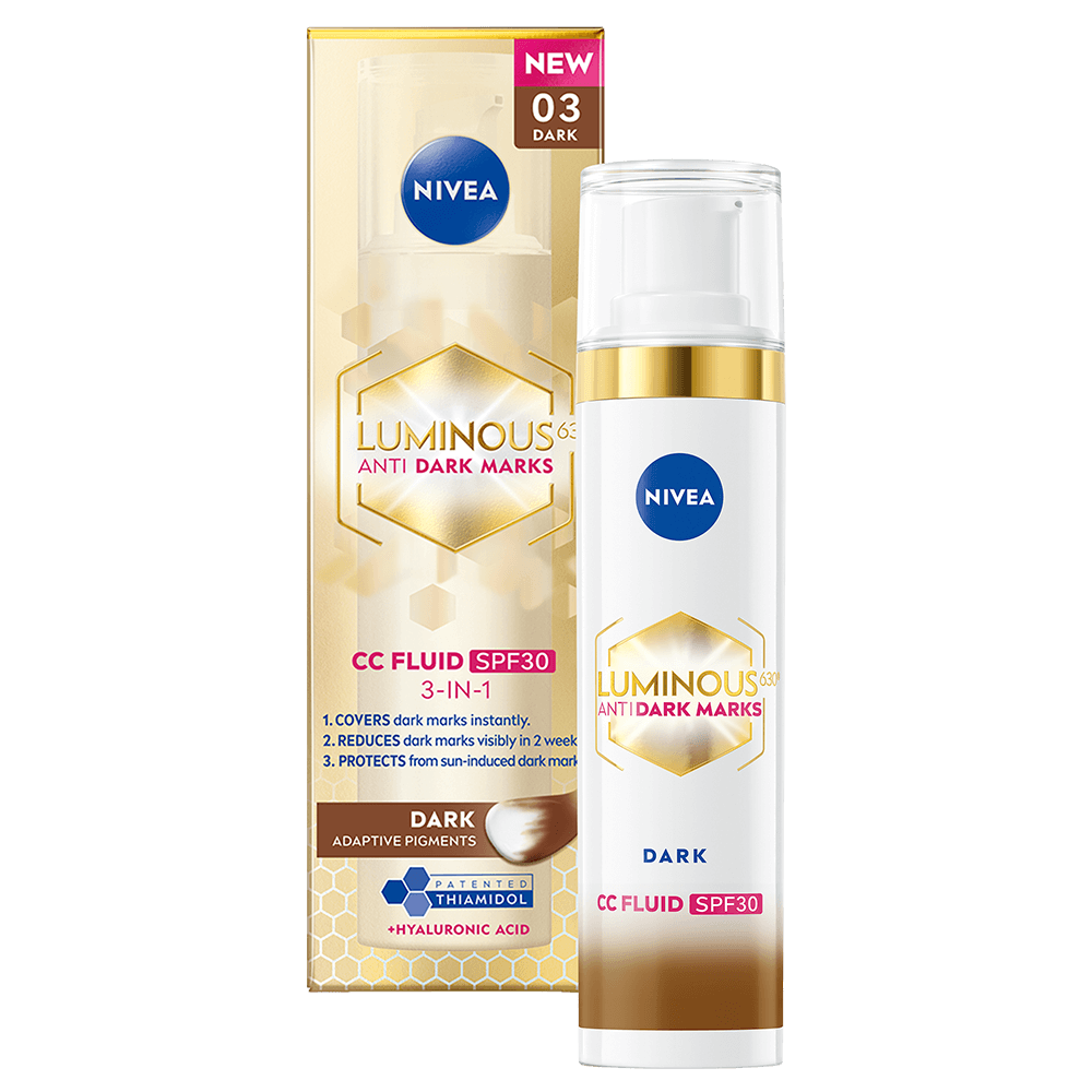 Nivea Luminous 630 Anti Dark-Spot CC Fluid 3-in-1 40 ml 03 Dark - CC-cream