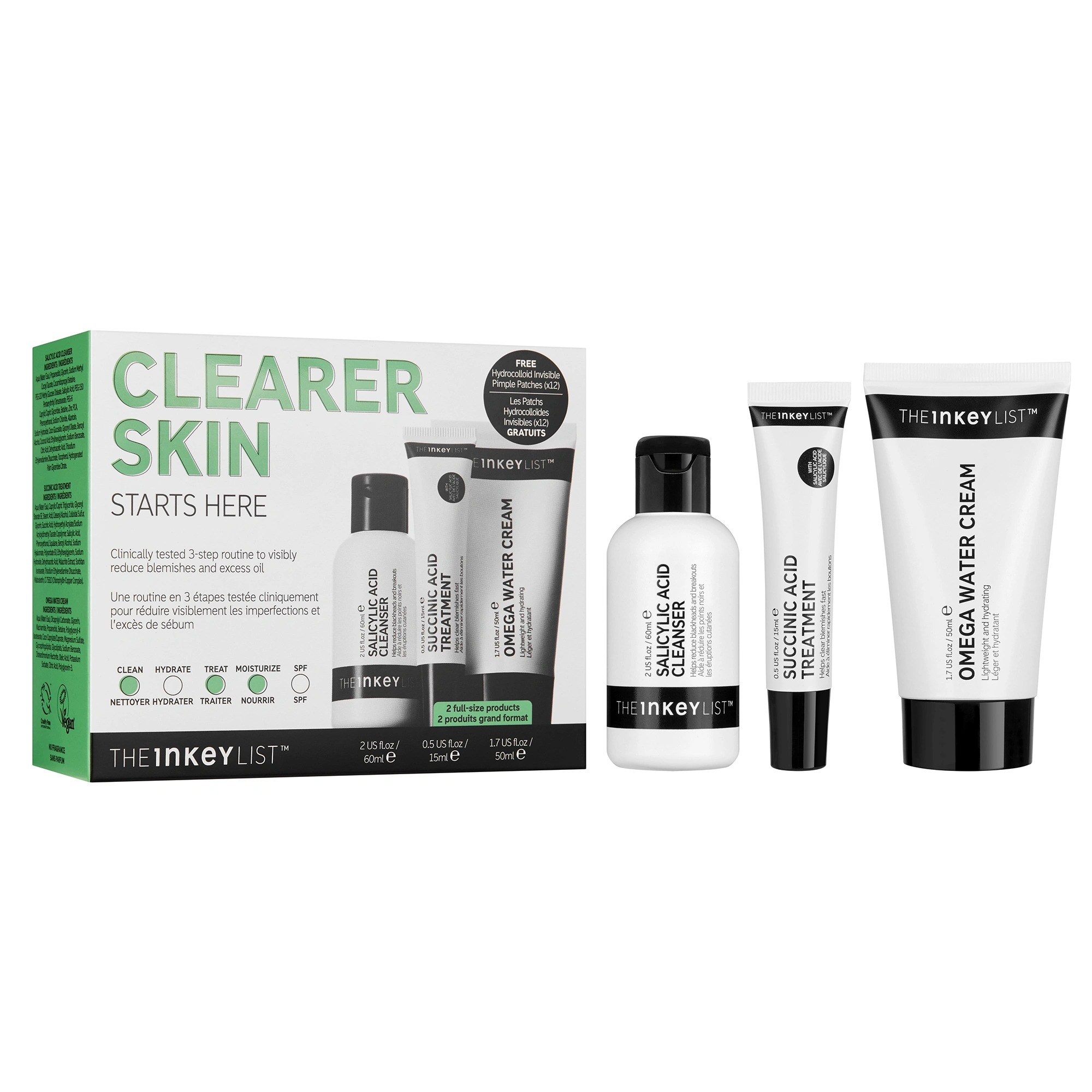 The Inkey List Clearer Skin Starts Here - Ansiktsvård