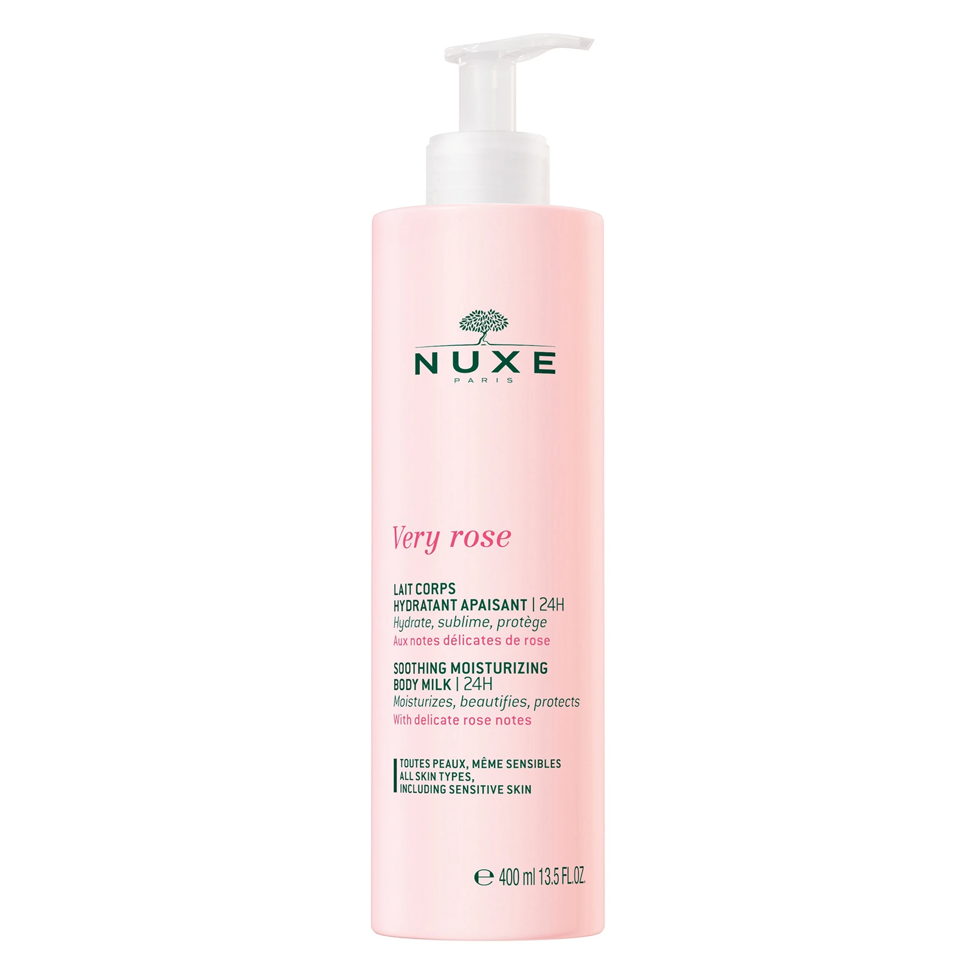 NUXE Very Rose Soothing Moisturizing Body Milk 400 ml - Hudkräm & bodylotion