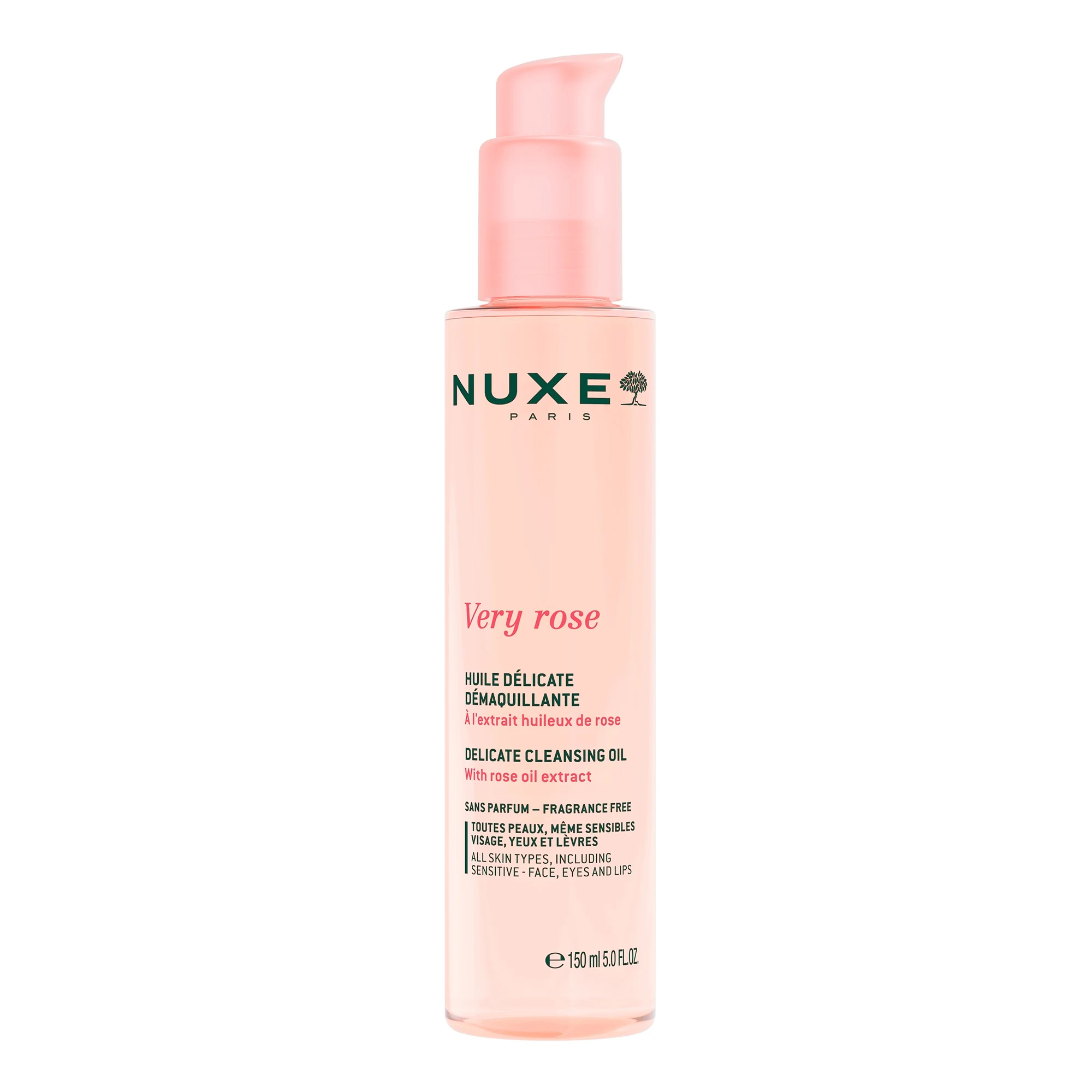 NUXE Very Rose Delicate Cleansing Oil 150 ml - Ansiktsrengöring
