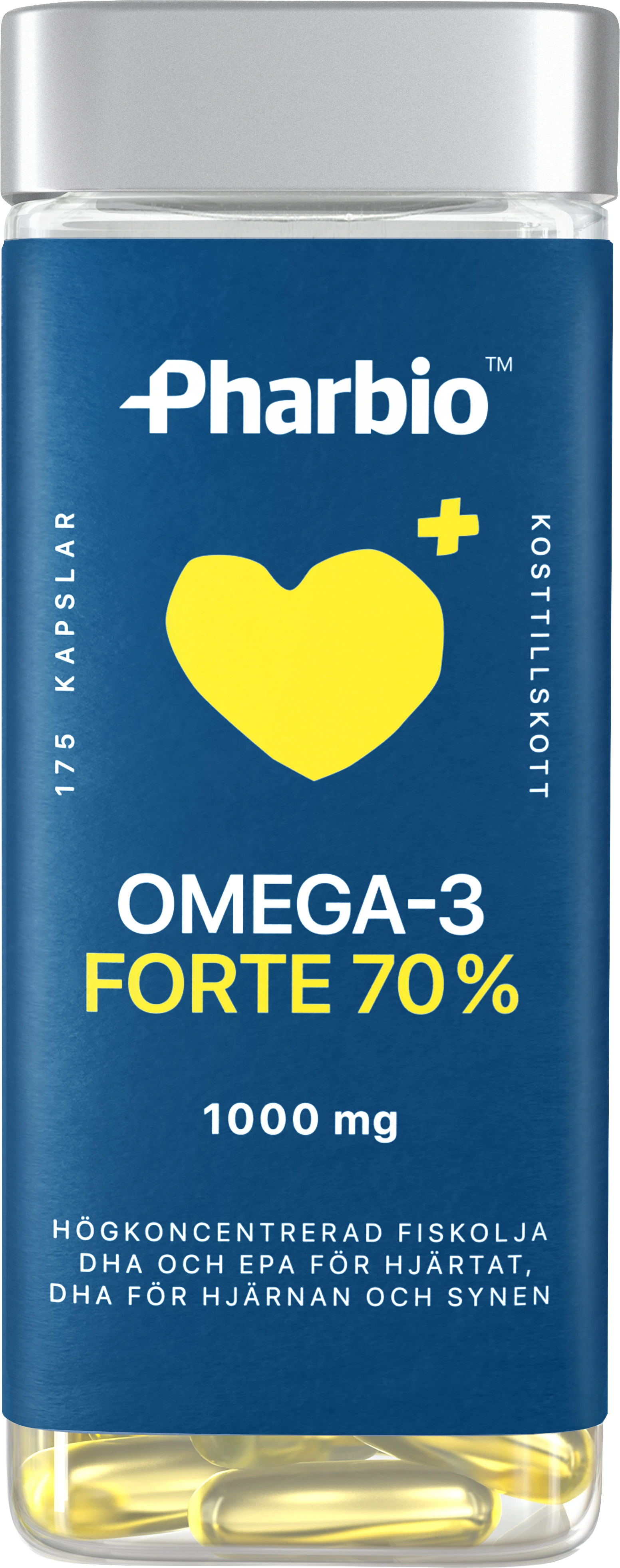 Pharbio Omega-3 Forte 1000 mg 175 st - Omega 3