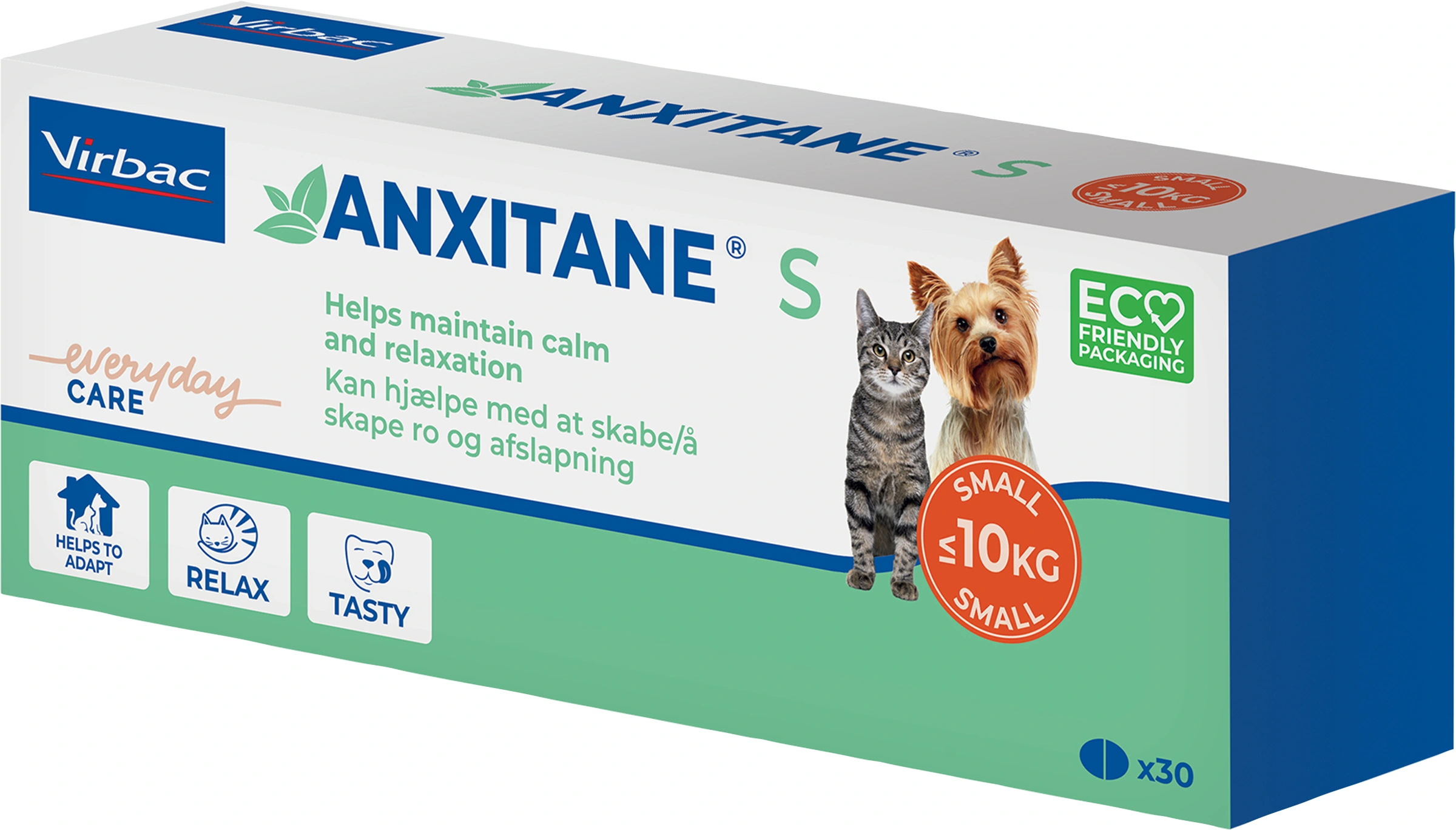 Virbac Anxitane S 30 tabletter - Rädsla & oro hos hund