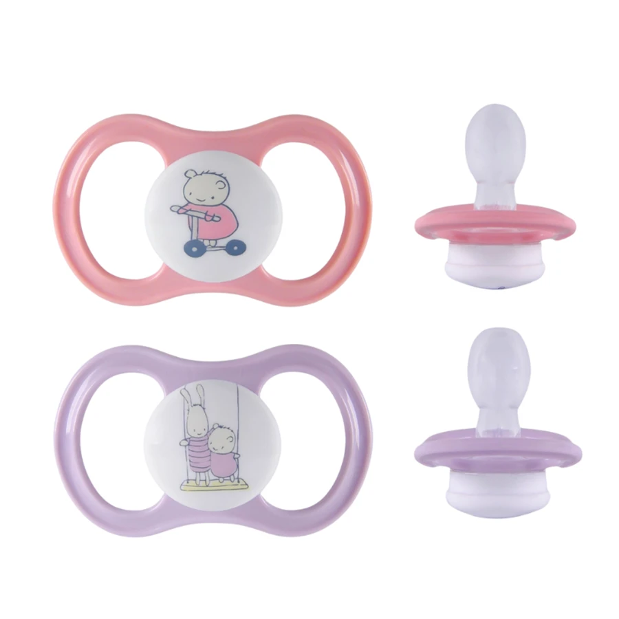 ESSKA Happy 4+m Silikon Rosa 2-pack - Nappar