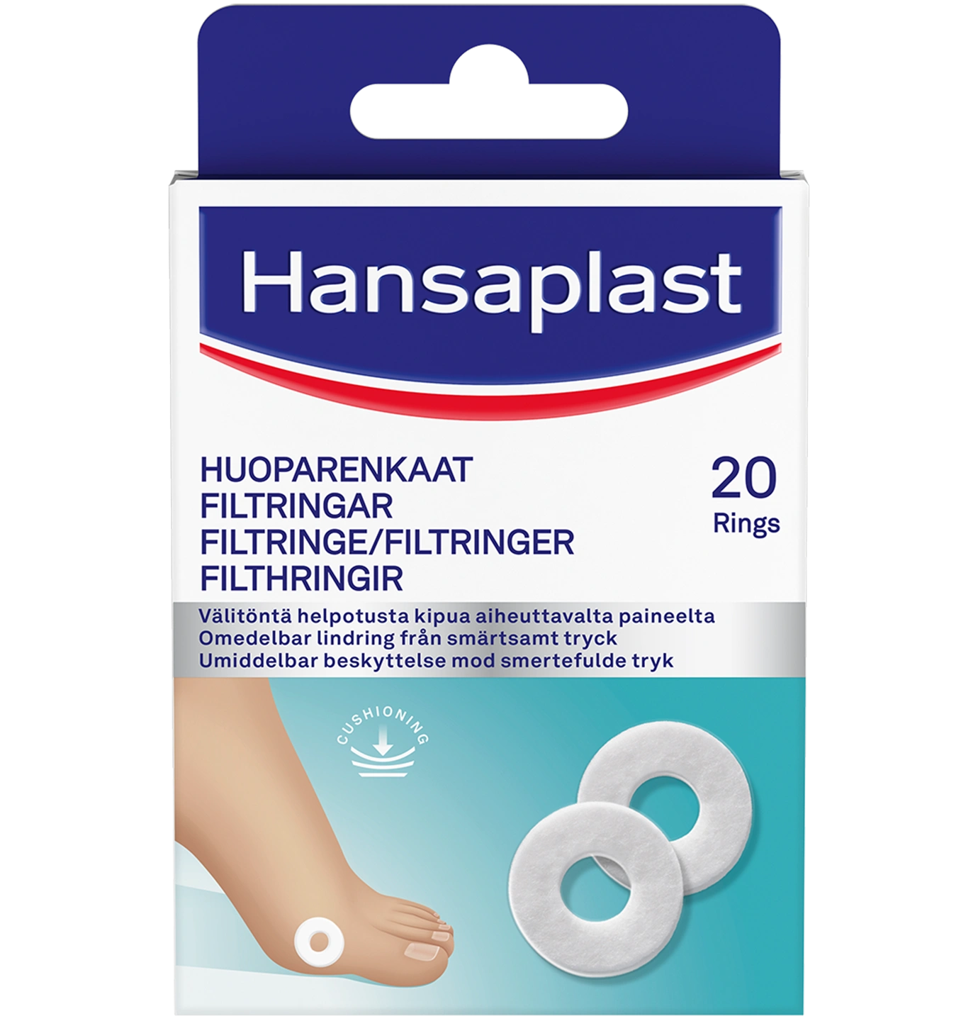 Hansaplast filtringar små 20 st - Förhårdnader & sprickor