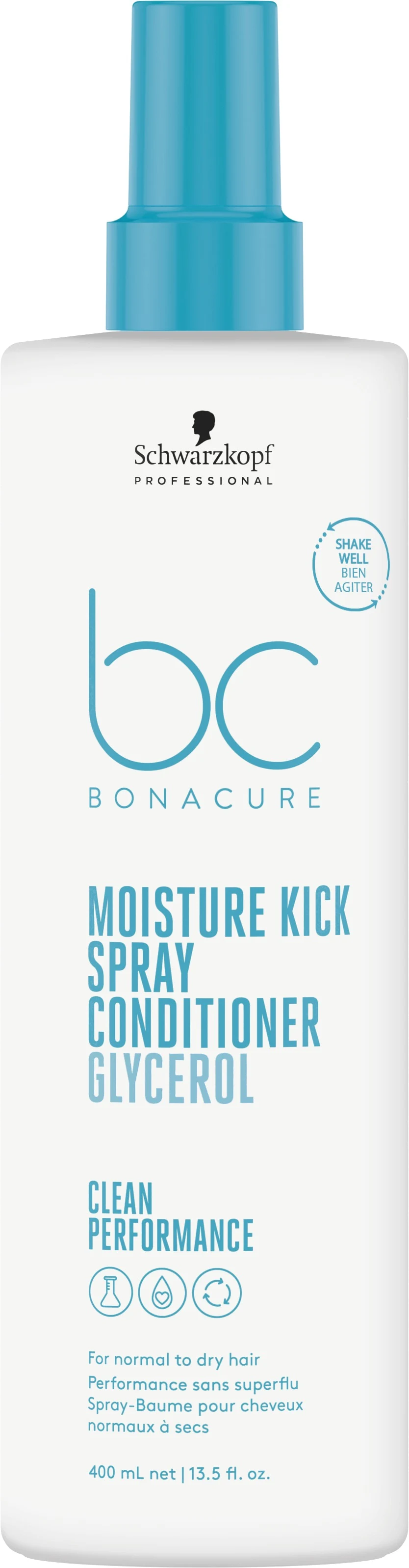 Schwarzkopf Professional BC Moisture Kick Spray Conditioner 400 ml - Balsamspray