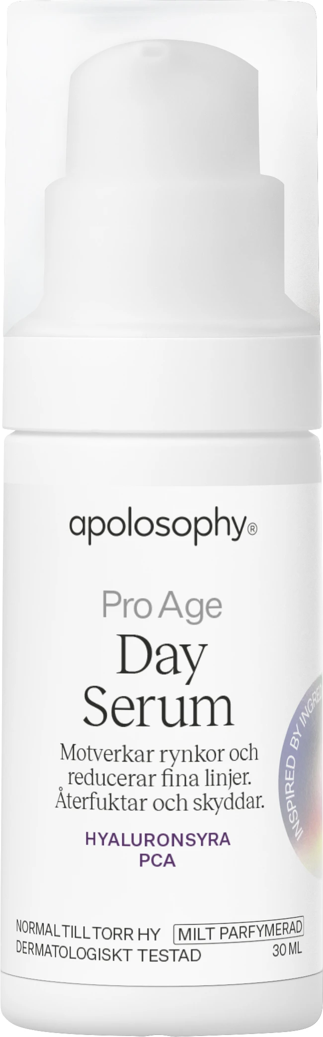 Apolosophy Pro-Age Day Serum Parfymerad 30 ml - Hyaluronsyra serum