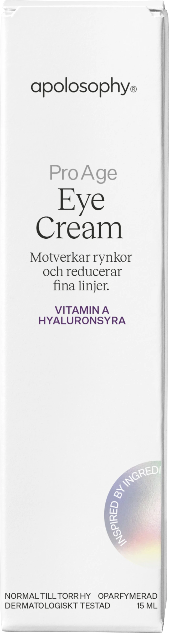 Apolosophy Pro-Age Eye Cream Oparfymerad 15 ml - Ögonkräm