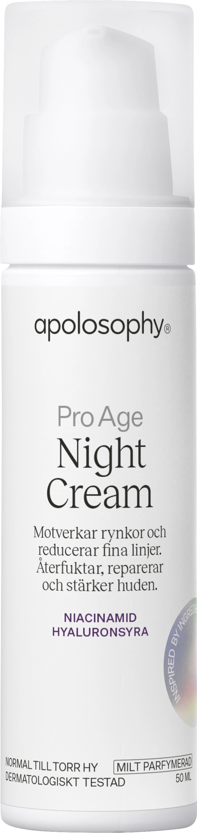 Apolosophy Pro-Age Night Cream Parfymerad 50 ml