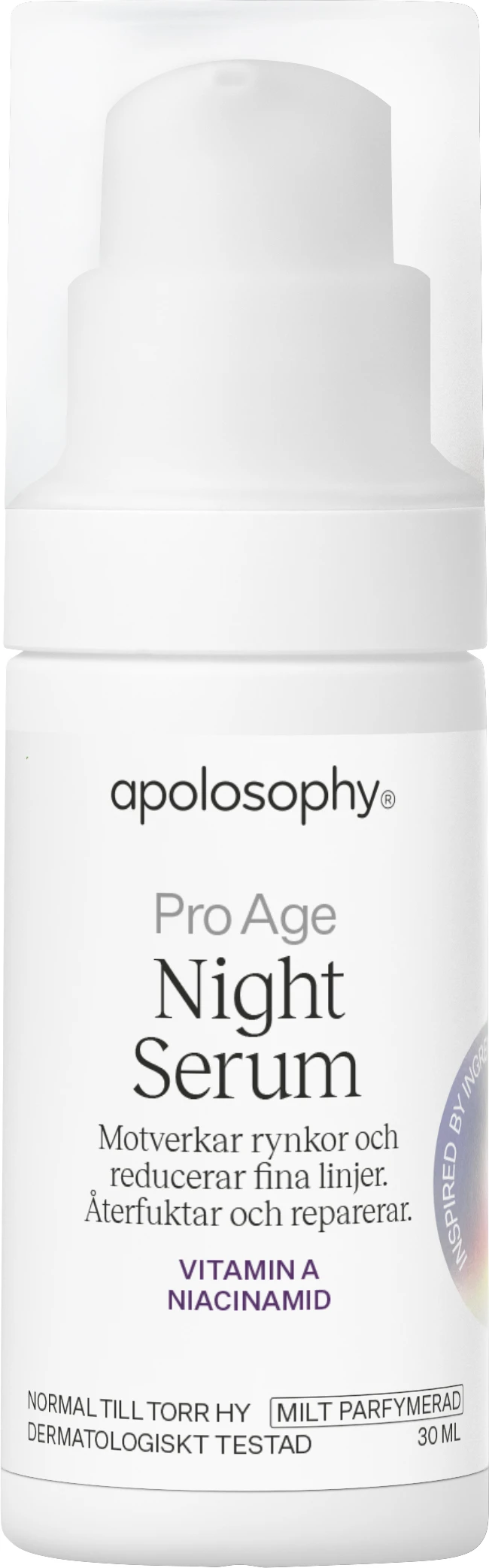 Apolosophy Pro-Age Night Serum Parfymerad 30 ml