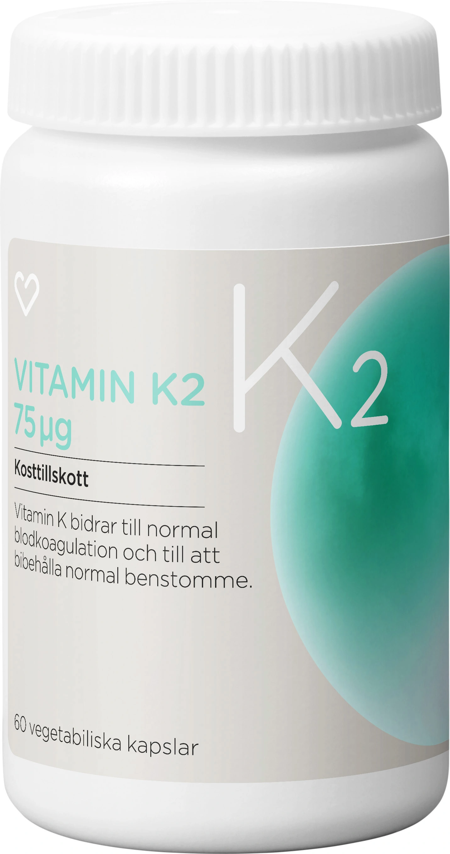 Hjärtats Vitamin K2 Kapsel 60st