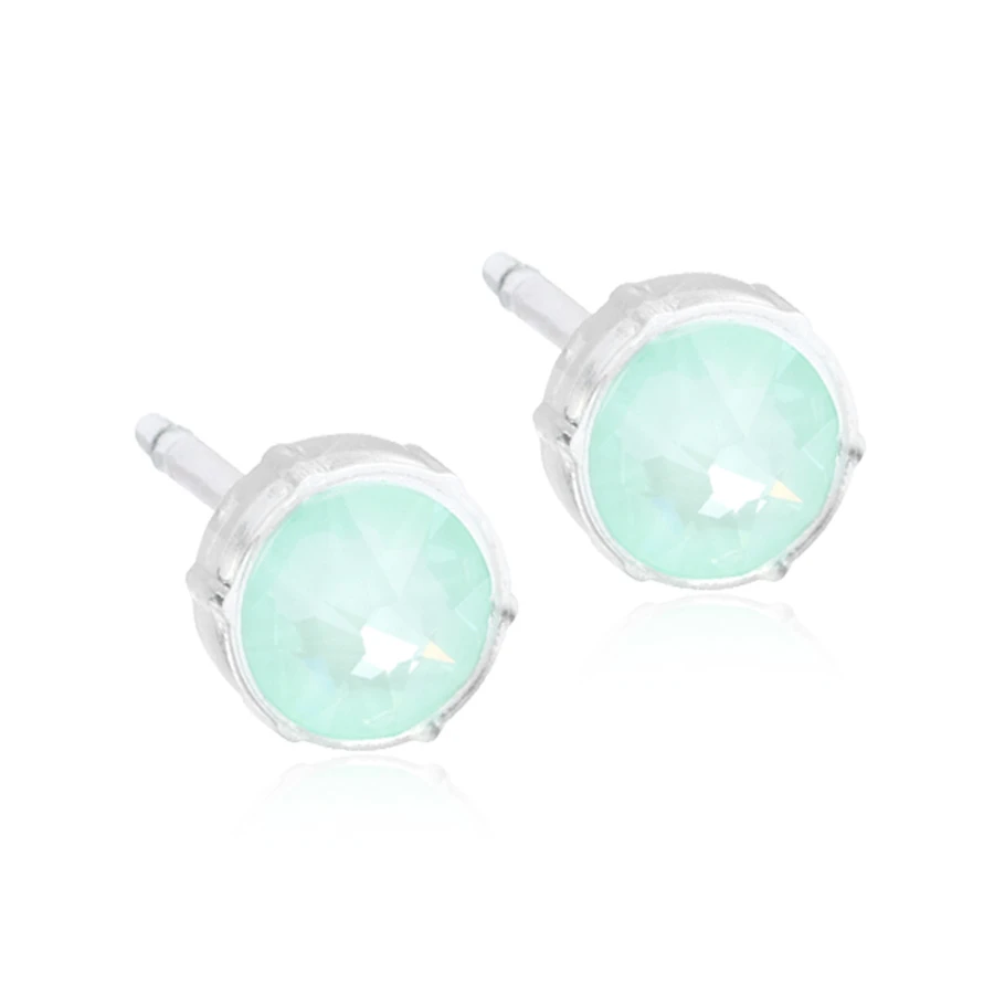 Blomdahl MP Bezel 6 mm Soft Mint - Örhängen