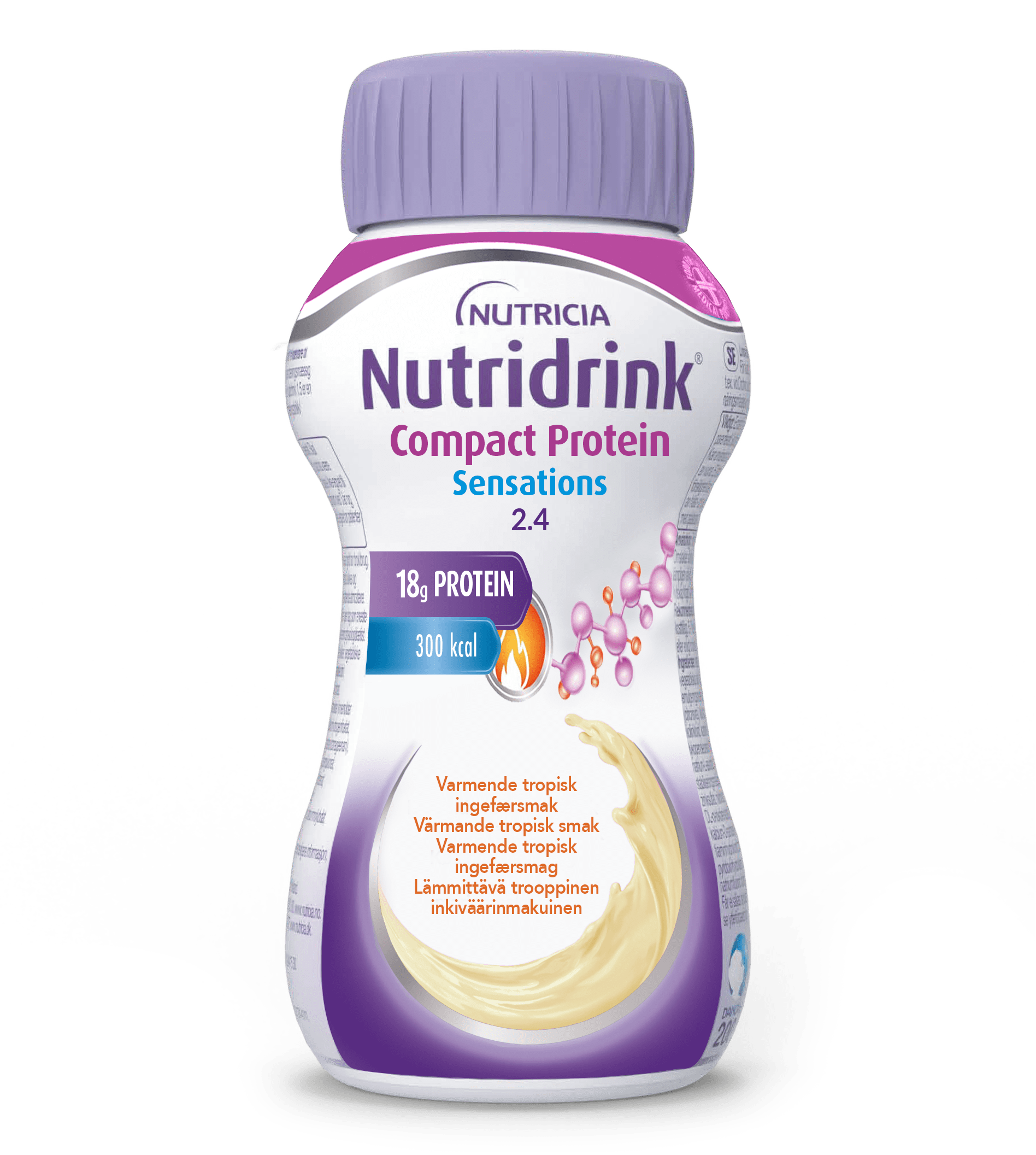 Nutridrink Compact Protein Sensations Värmande Tropisk 4 x 125 ml - Näringsdrycker