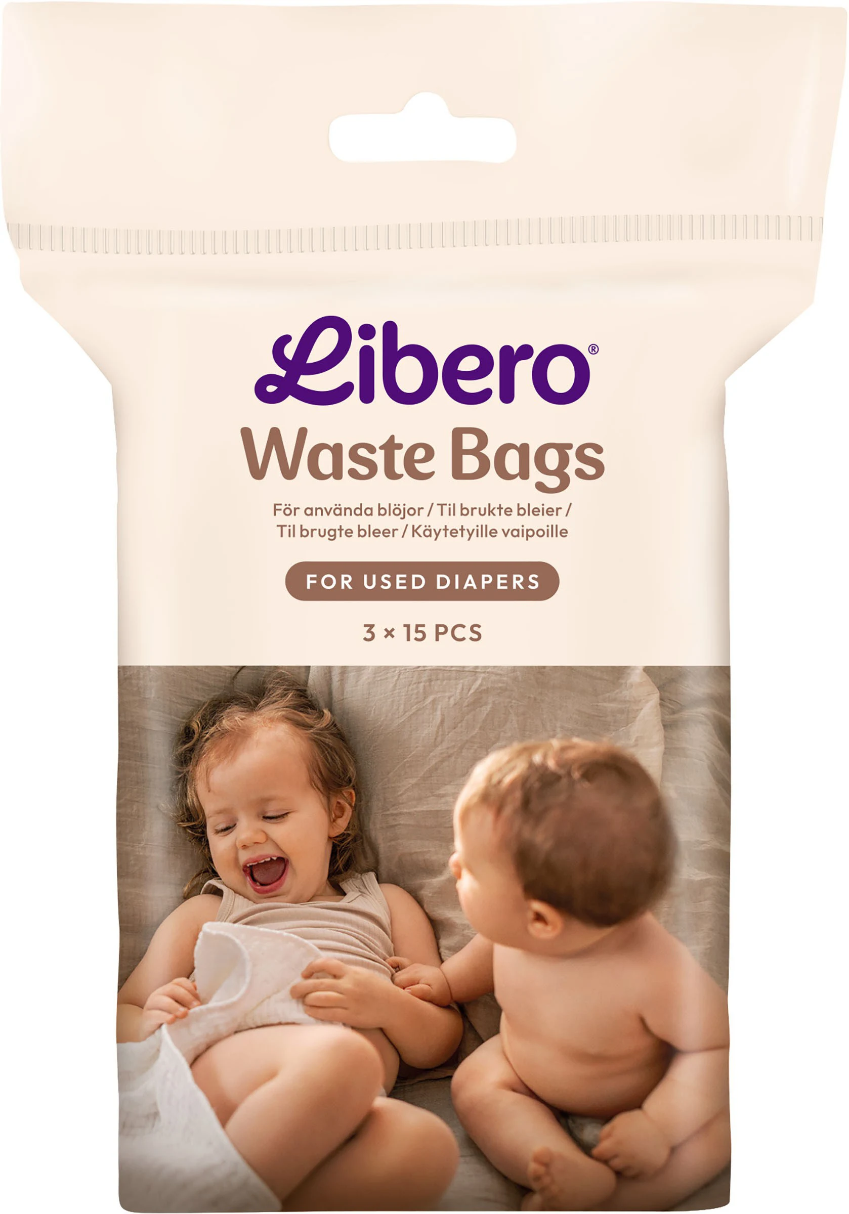 Libero Waste Bags 3x15 - Blöjor