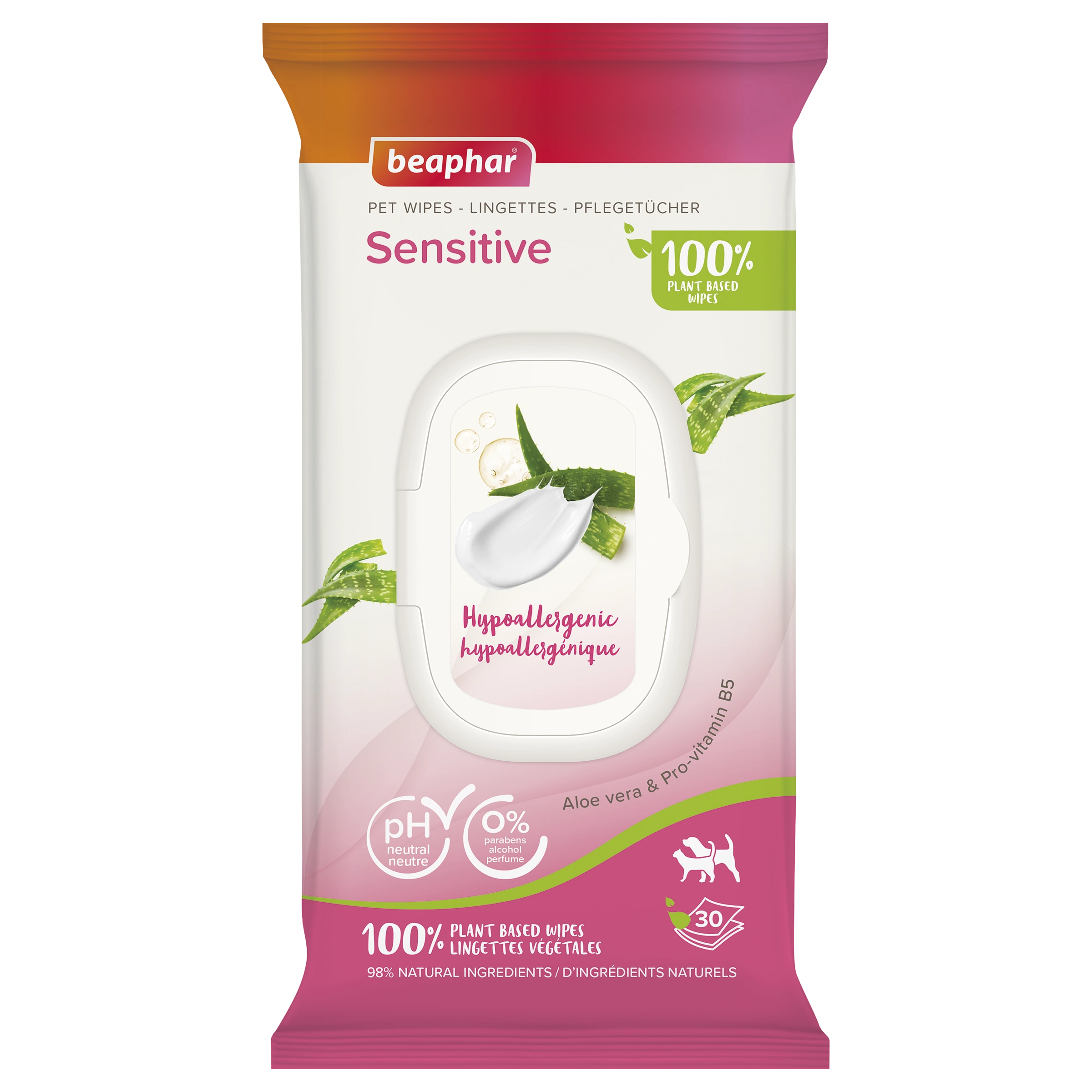 Beaphar BIO Pet Wipes Sensitive 30 st