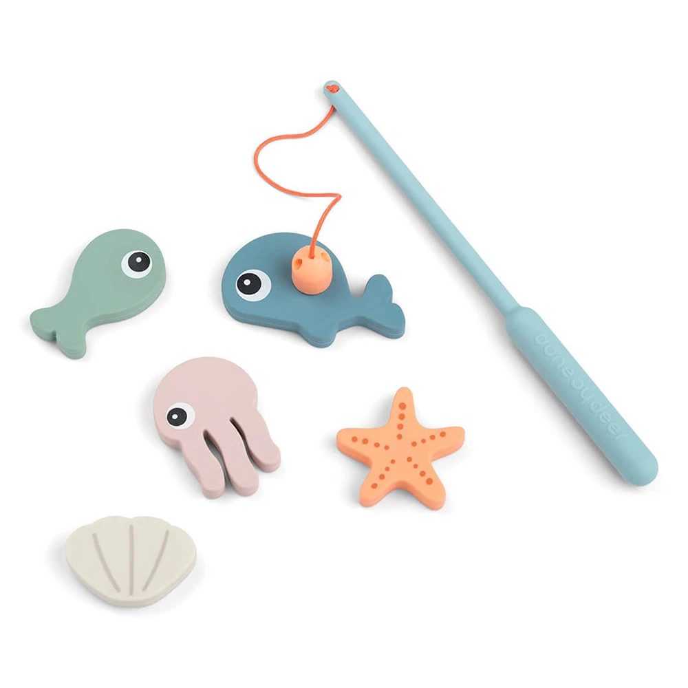 Done by Deer Bath Fishing Toy Sea Friends