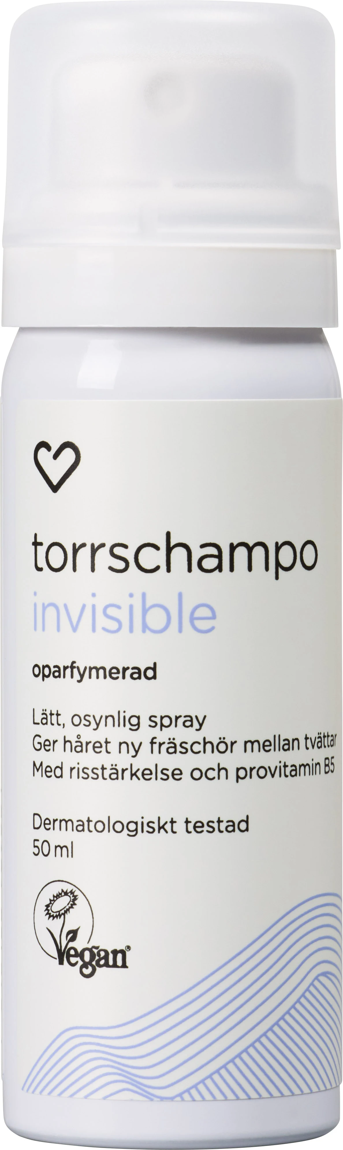 Hjärtats Torrschampo Invisible 50 ml