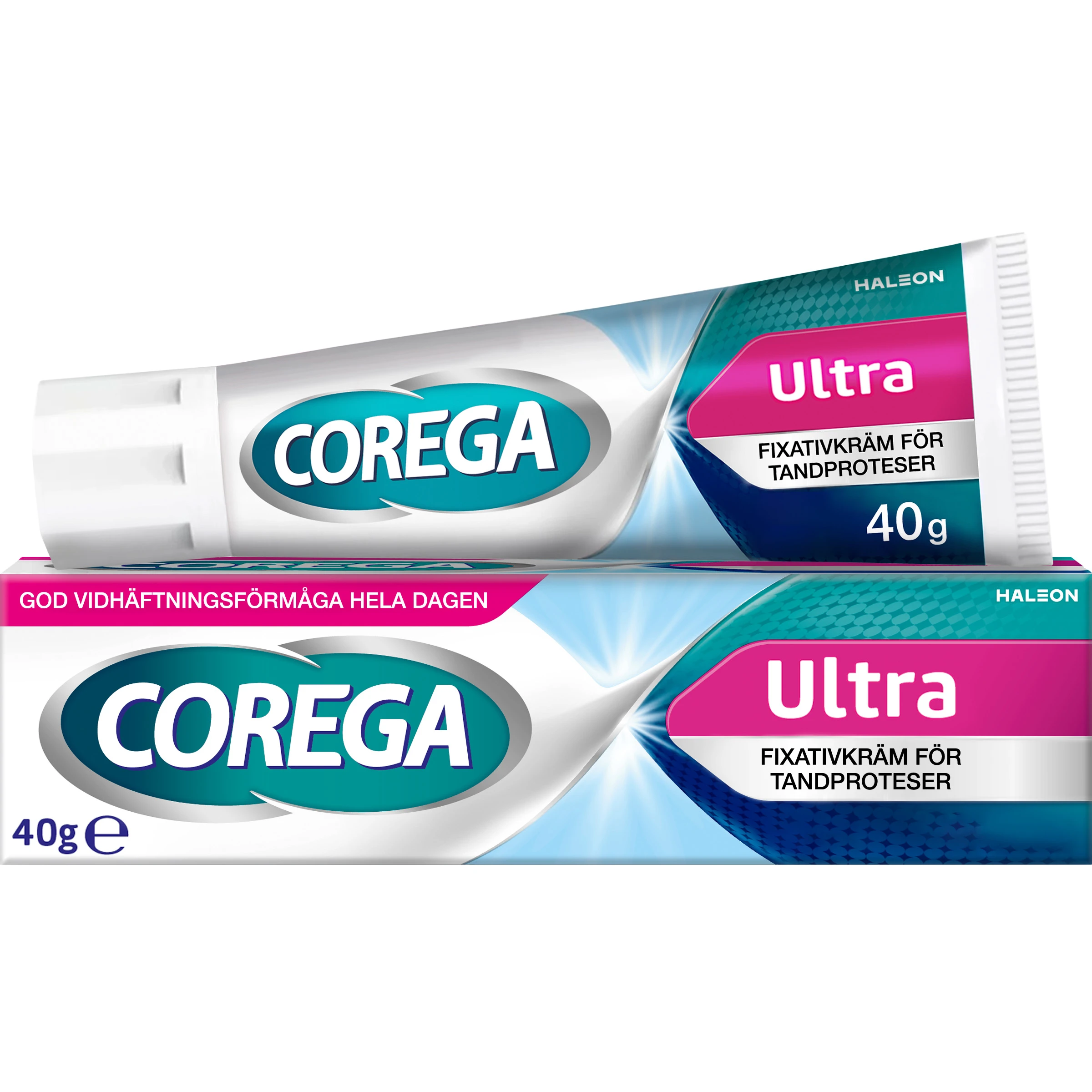 Corega Ultra Fixativkräm Tandproteser 40 g
