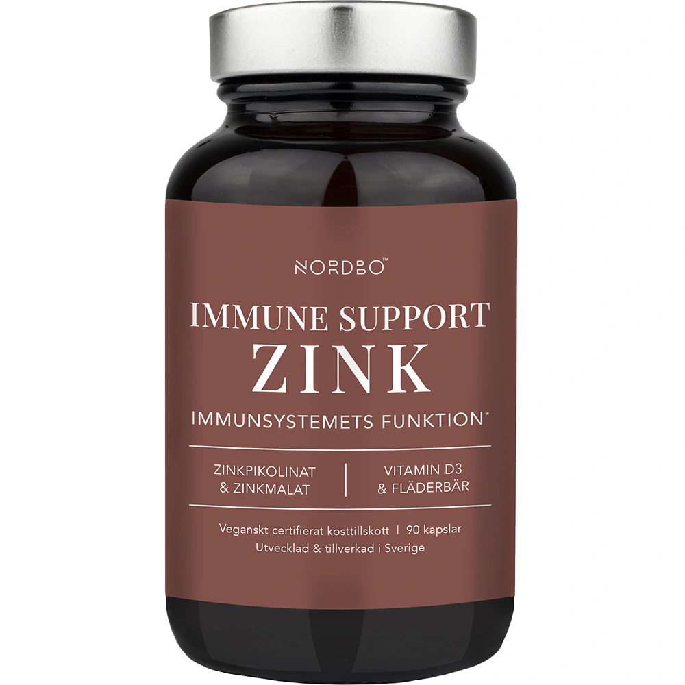 Nordbo Immune Support Zink 90 kapslar