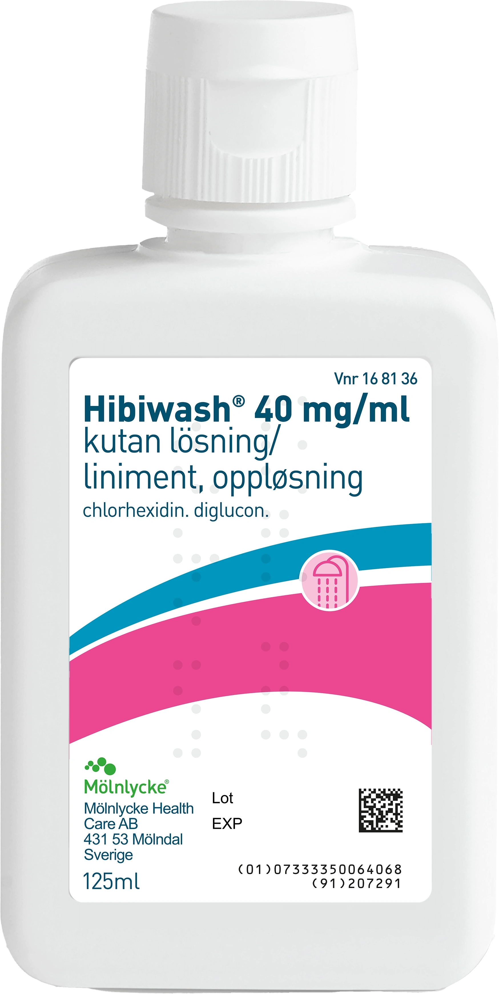 Hibiwash Kutan lösning 40mg/ml Flaska 125 ml | Apotek Hjärtat