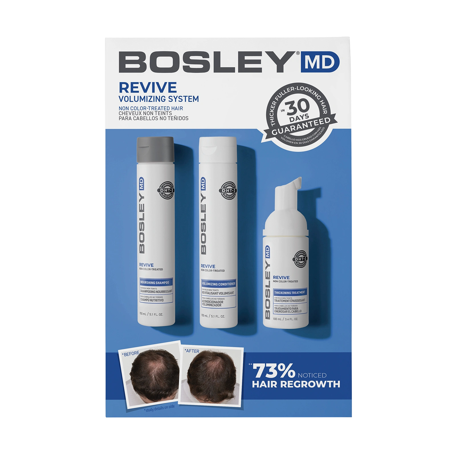 Bosley Revive Non Color-Treated Hair Starter Kit