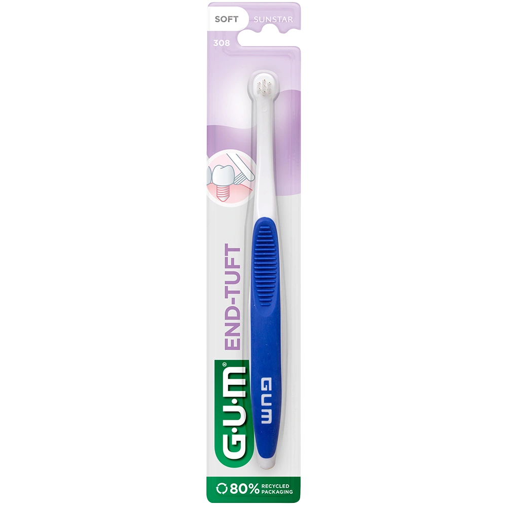 GUM End-Tuft Vinkelborste 1 st