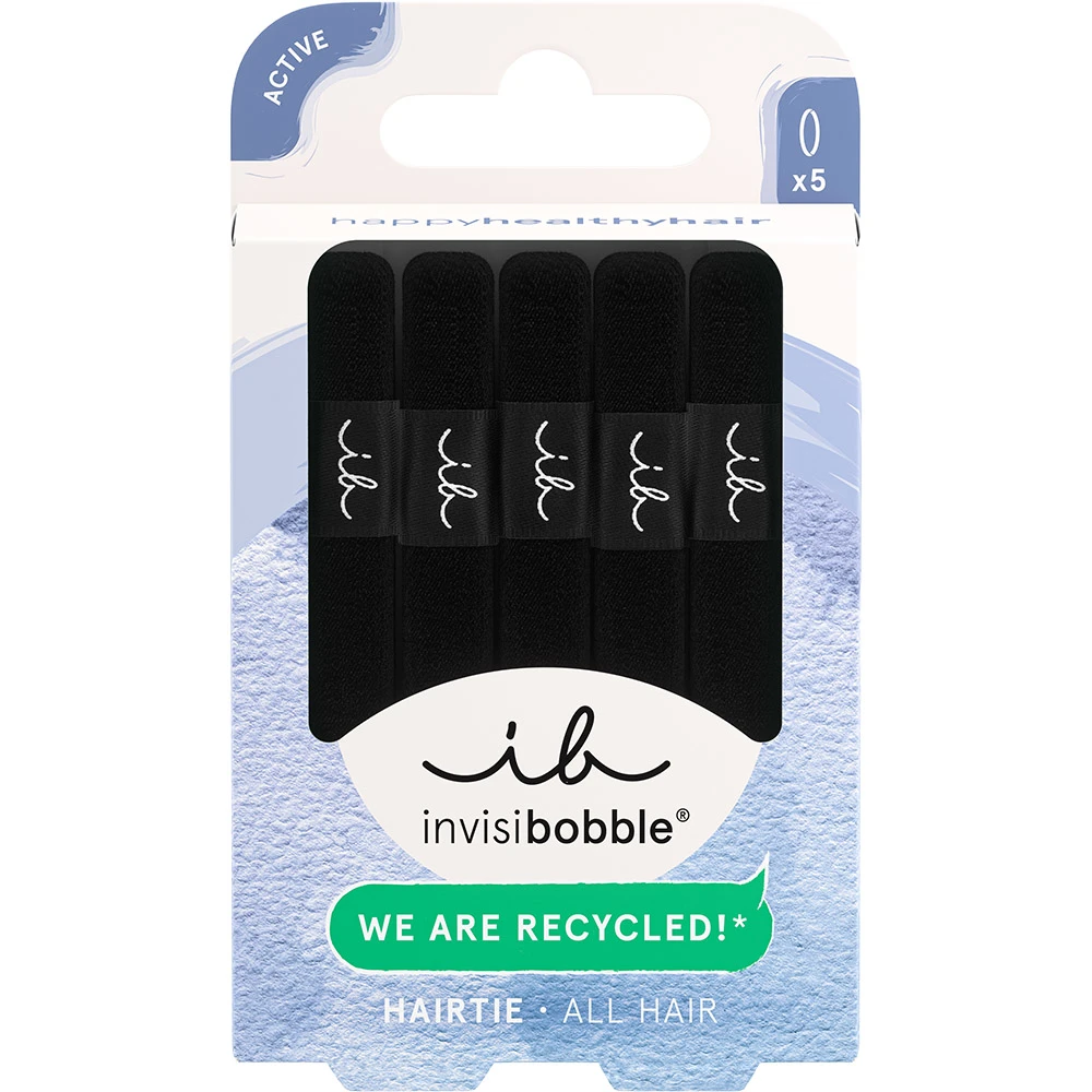 Invisibobble Hair Tie Black 5 st