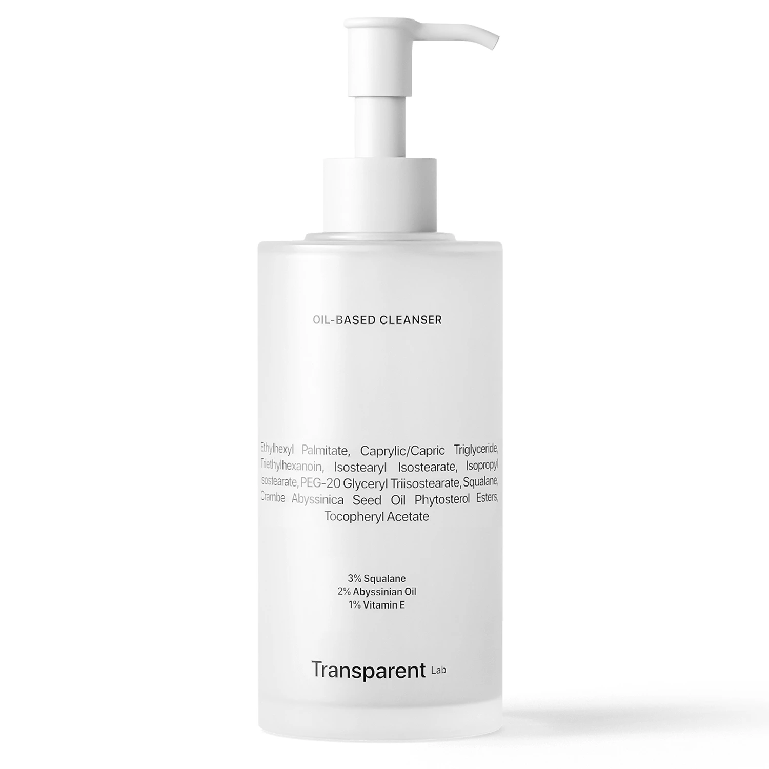 Transparent Lab Oil Based Cleanser