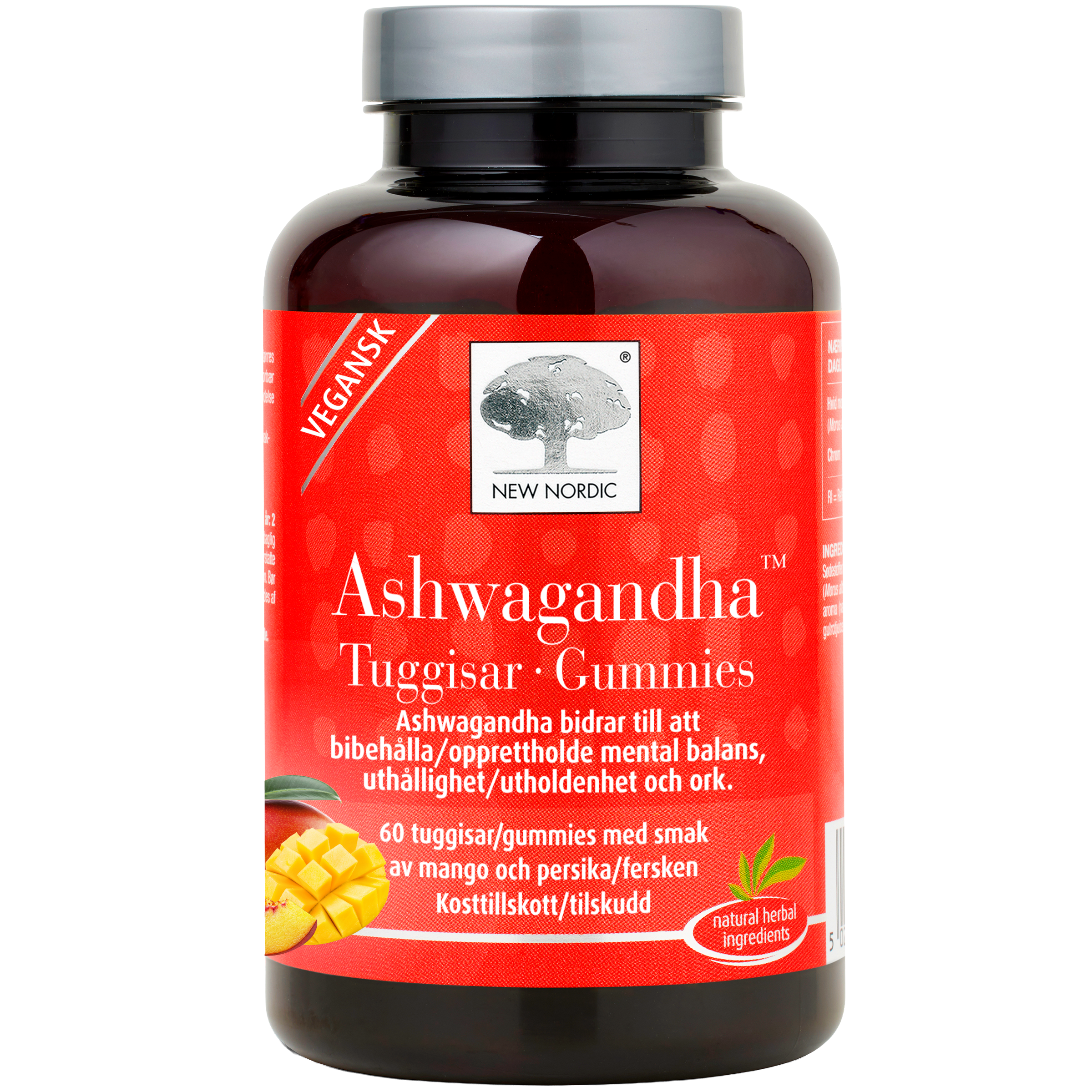 New Nordic Ashwagandha Tuggisar 60 st