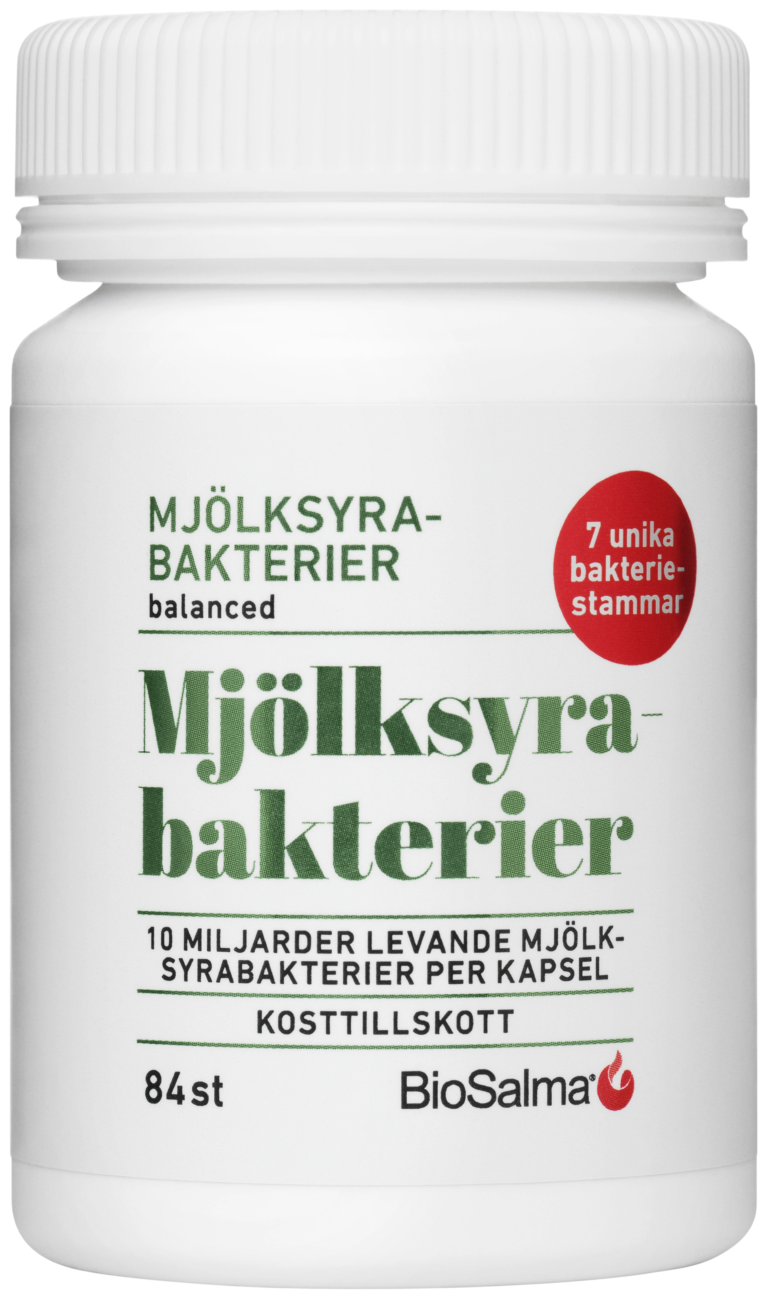 BioSalma Mjölksyrabakterier 84 st kapslar