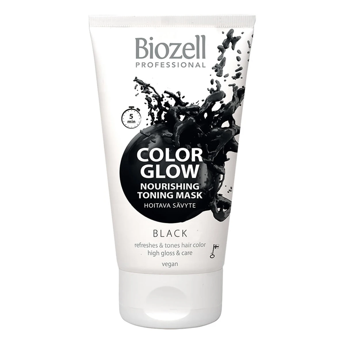 Biozell Color Glow Nourishing Toning Mask 150 ml Black