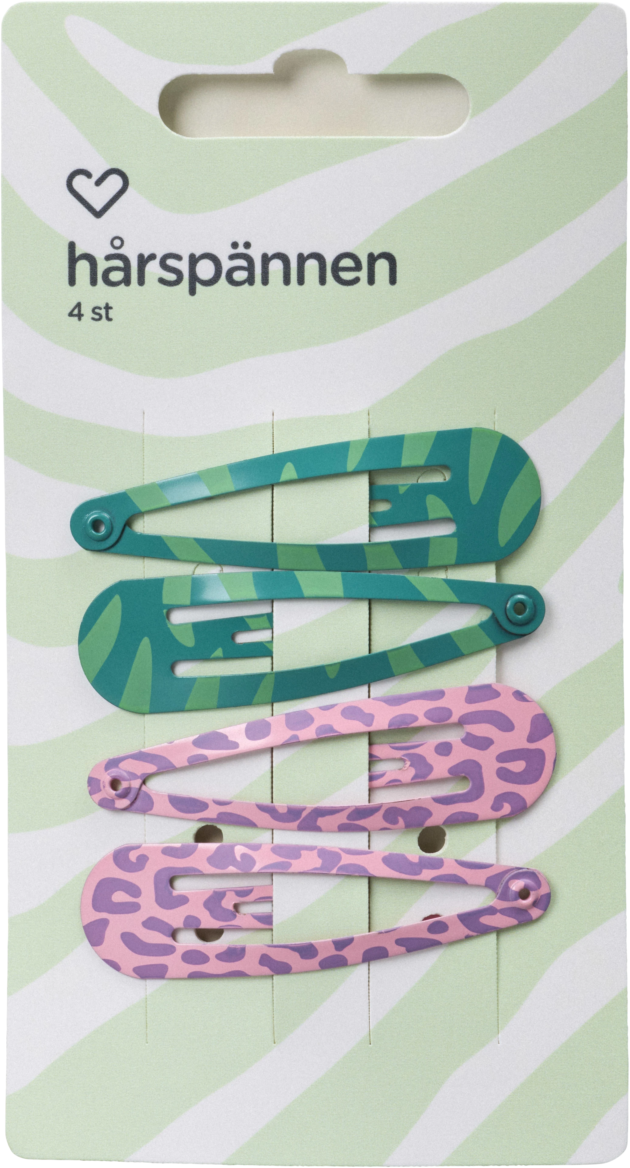 Hjärtats Barn Hårspännen 4st