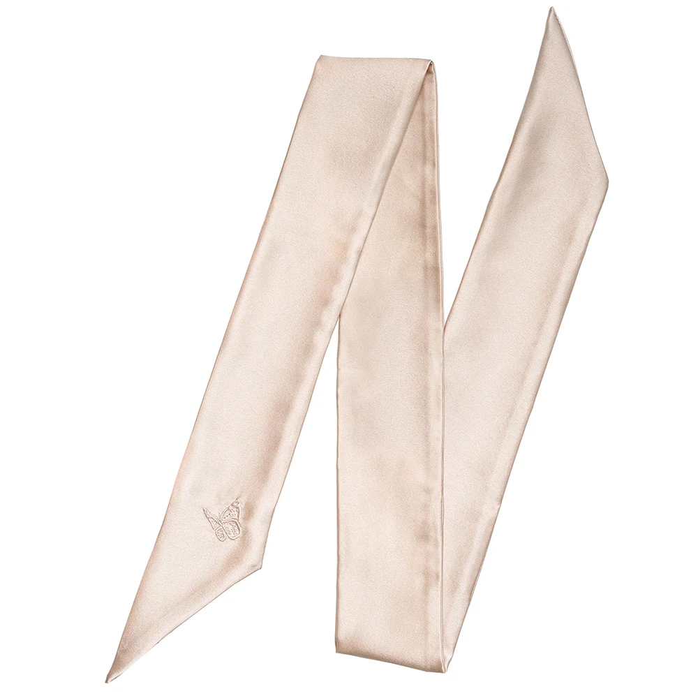 Amelie Soie Silk Scarf Nude