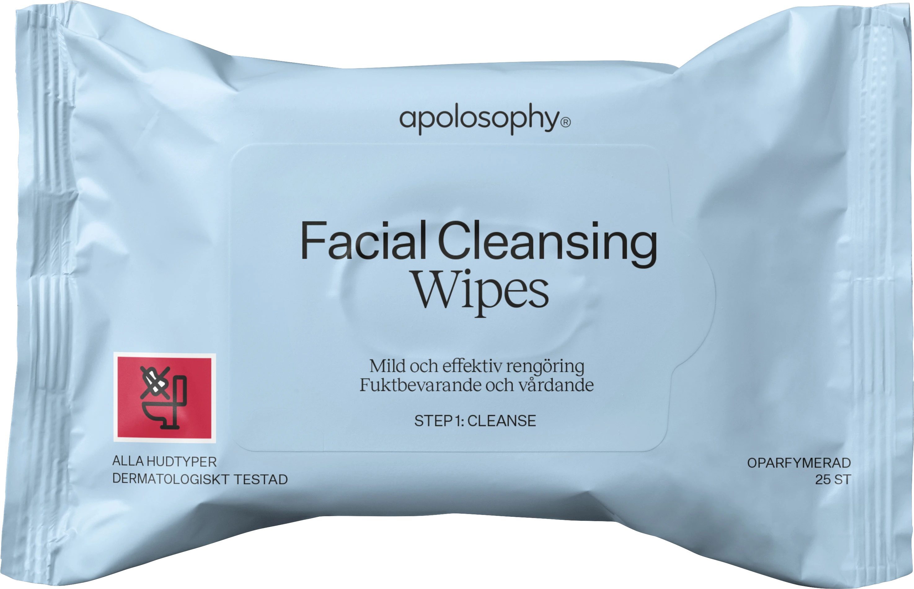 3in1 Facial Cleansing Wipes 25 st