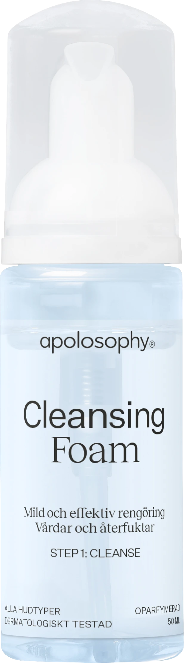 Apolosophy Cleansing Foam Oparfymerad Travel Size 50 ml