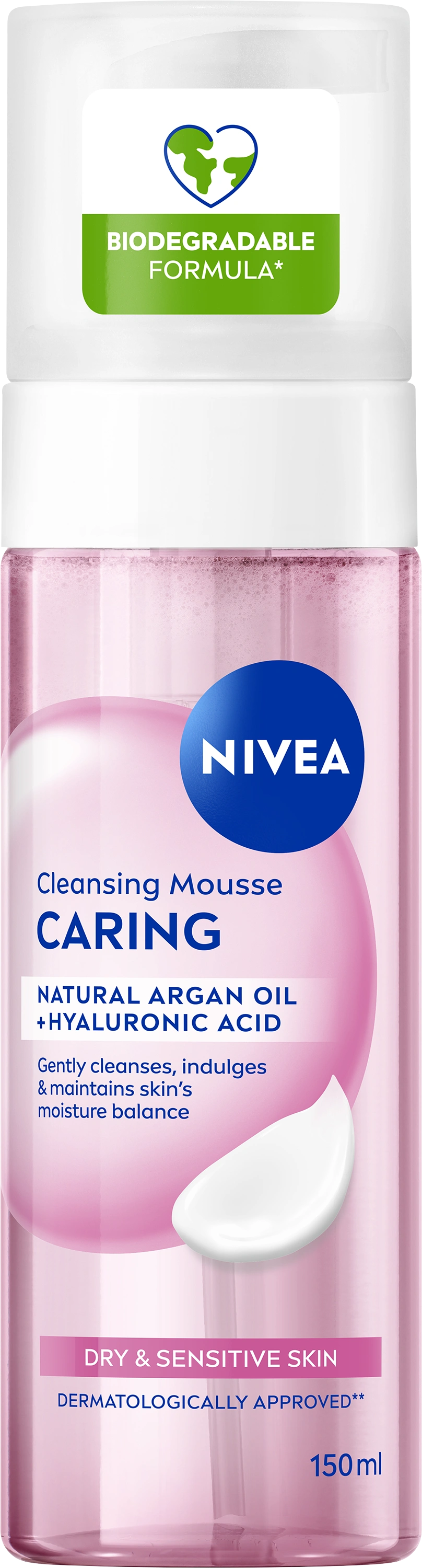 NIVEA Caring Cleansing Mousse 150 ml