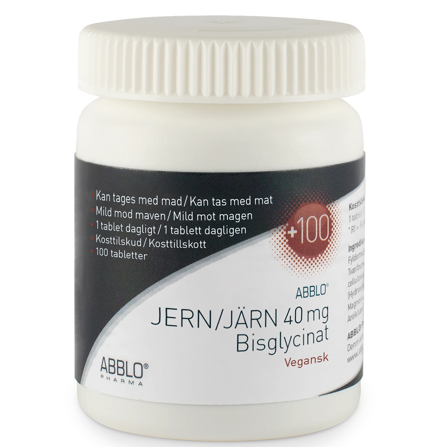 ABBLO Järn 40mg Bisglycinat 100 st