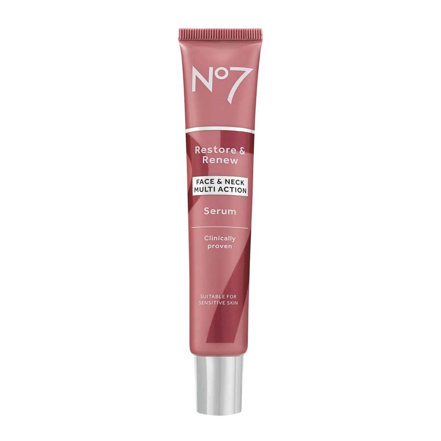 No7 Restore & Renew Multi Action Face & Neck Serum 30 ml