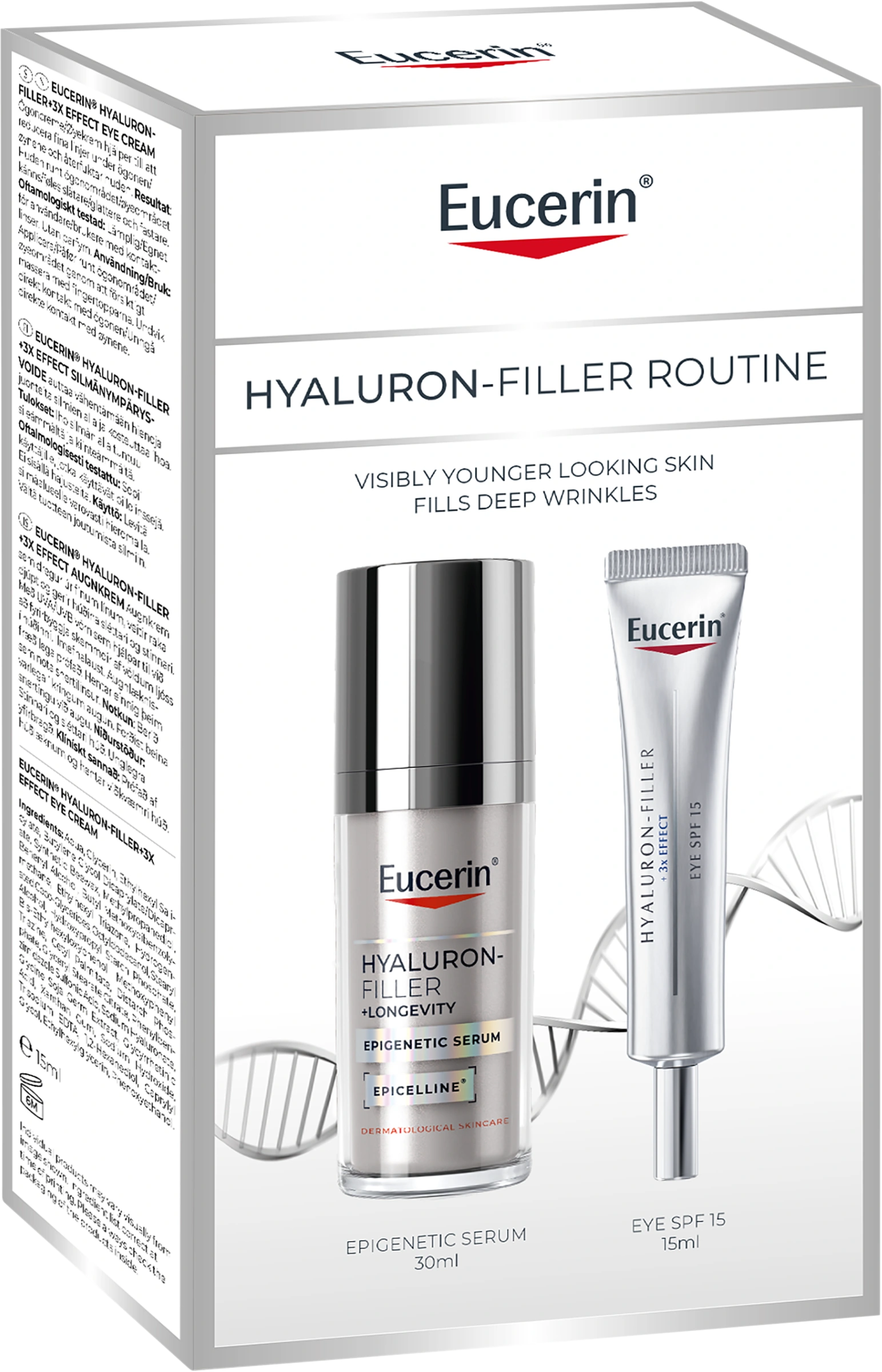 Eucerin Gift Set Hyaluron-Filler Epigenetic Serum & Eye Cream