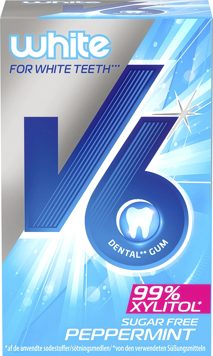 V6 White Peppermint Ecobox 70 g