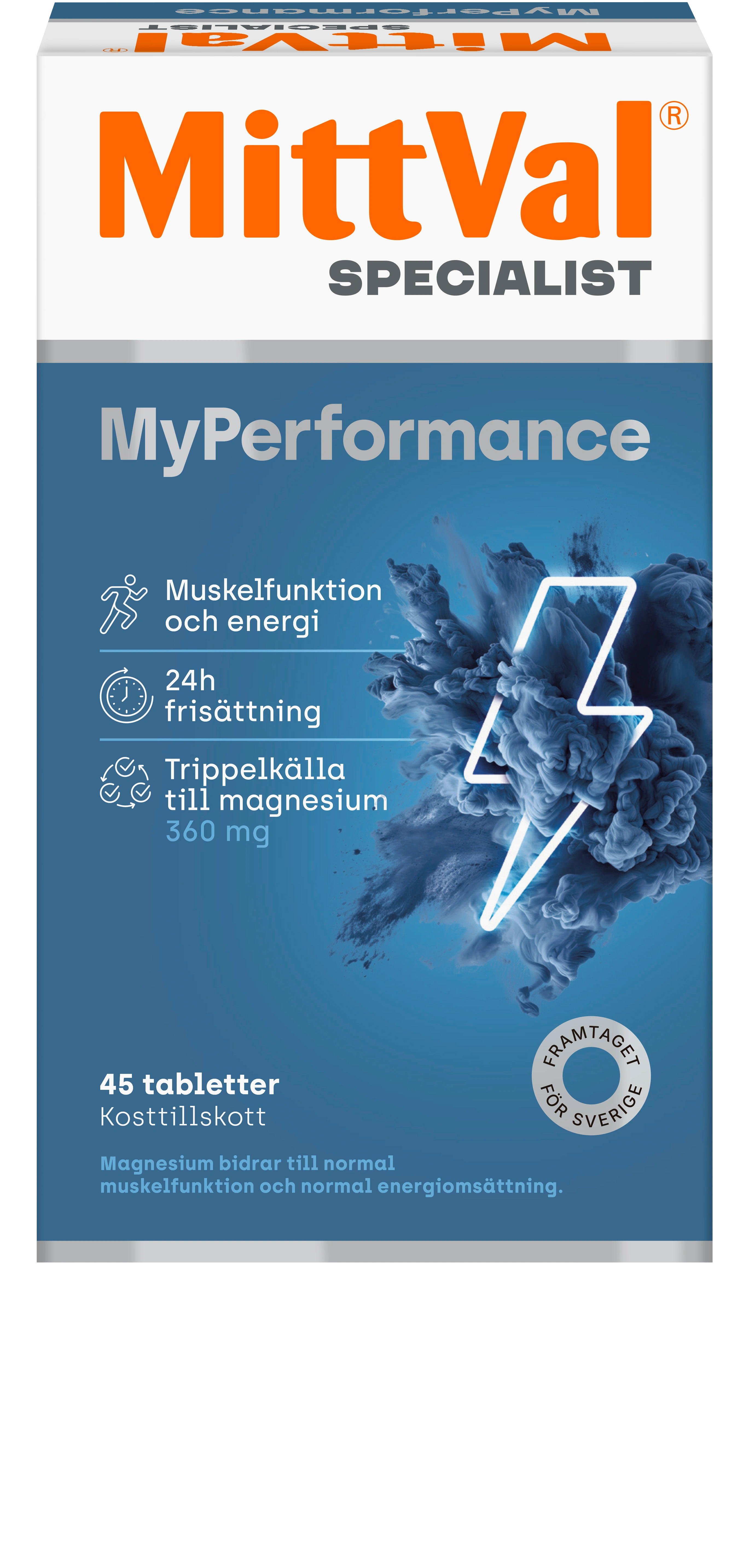 MittVal MittVal MyPerformance 45 st
