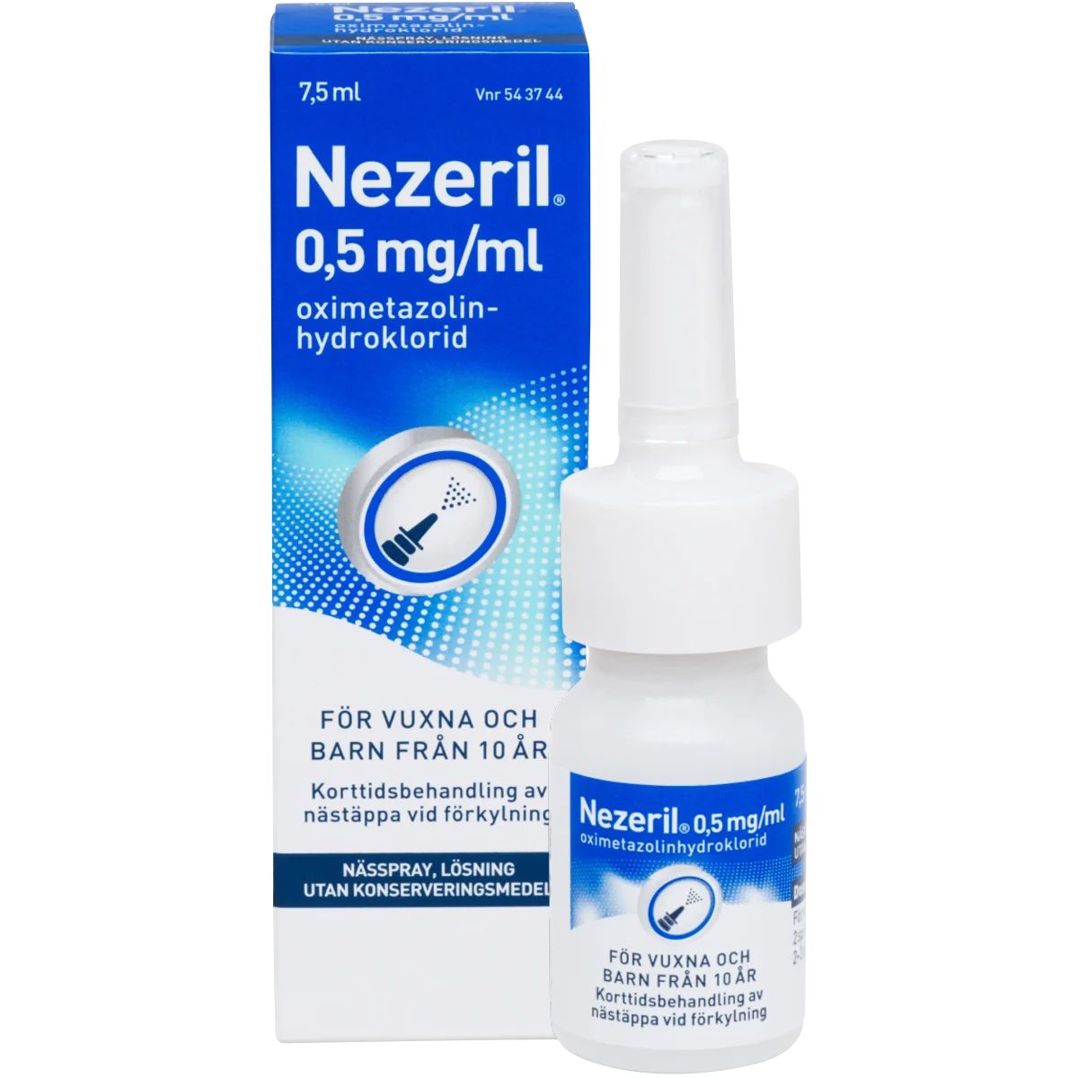 Nezeril Nässpray 0,5 mg/ml 7,5 ml