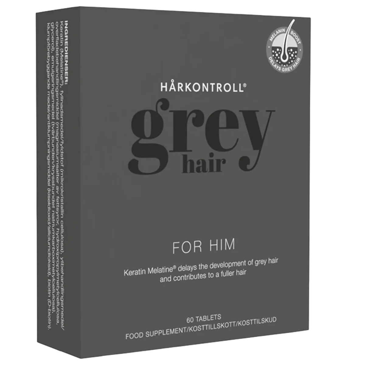 Hårkontroll Grey Hair For Him 60 st