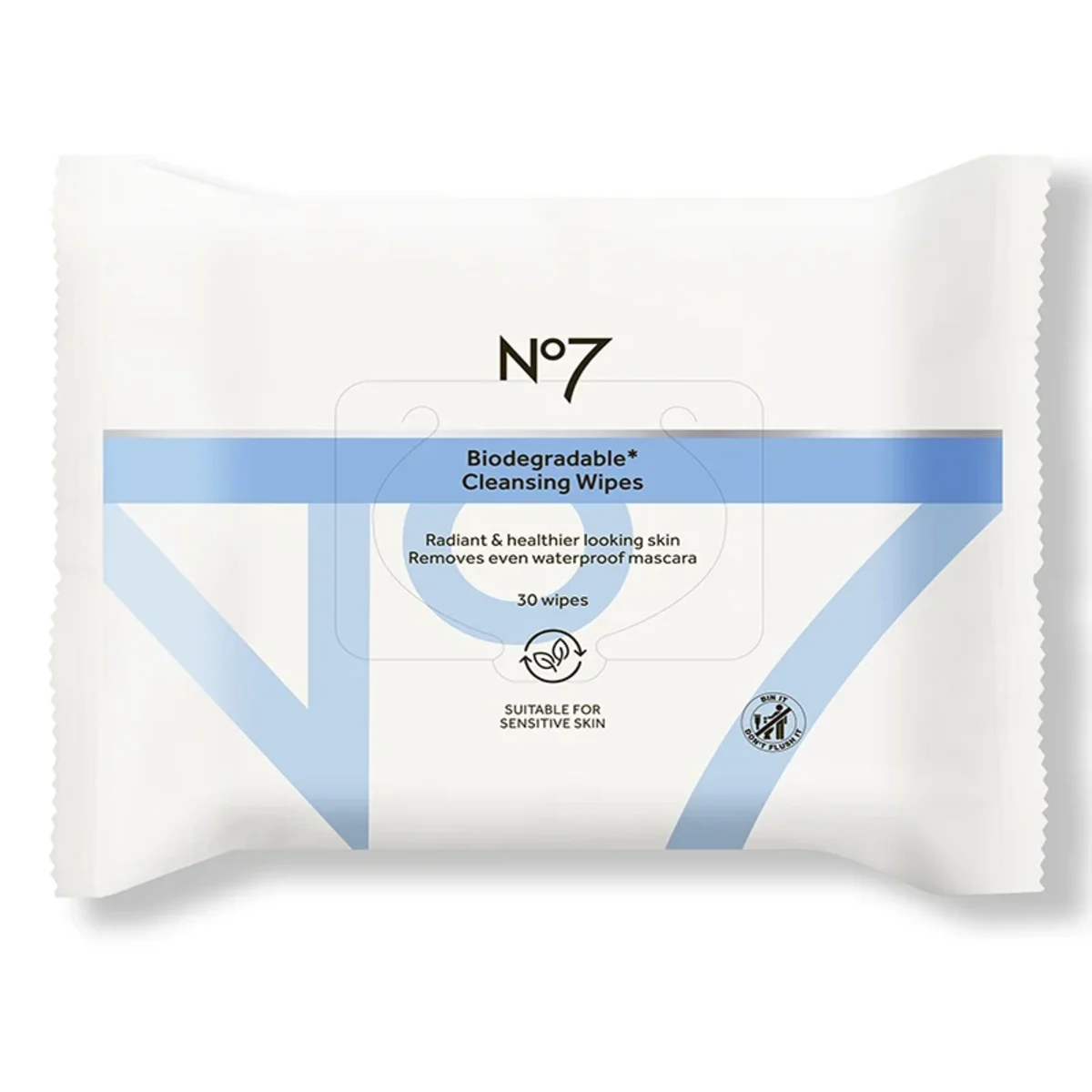 No7 Biodegradable Wipes 30 st