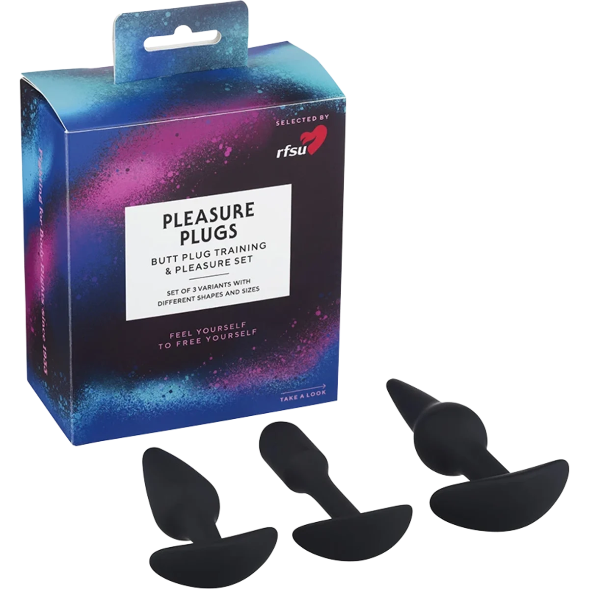 RFSU Pleasure Plugs Butt Plug Training & Pleasure Set