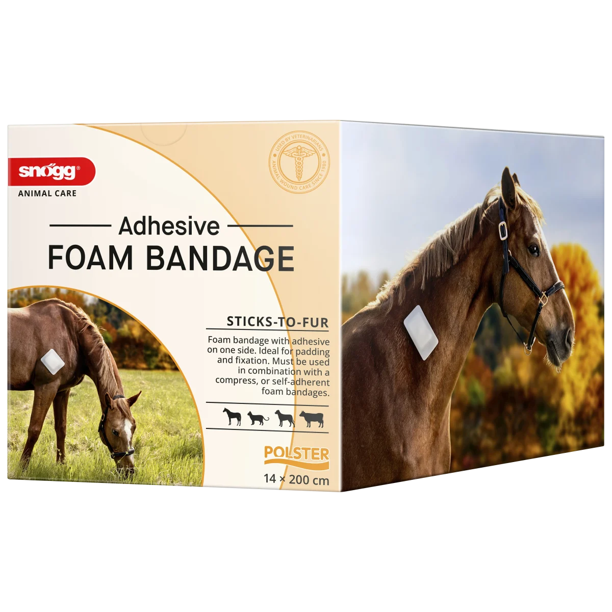 Snögg Foam Bandage Adhesive 14 cm x 2 m