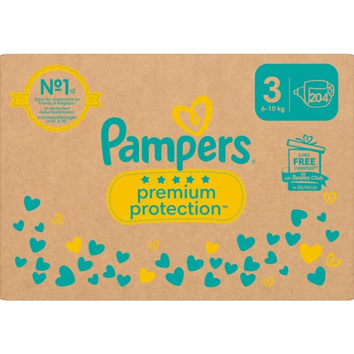 Pampers Premium Protection S3 6-10kg 204st