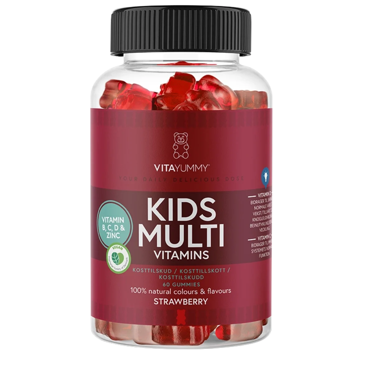 VitaYummy Kids Multivitamin Strawberry 60 st